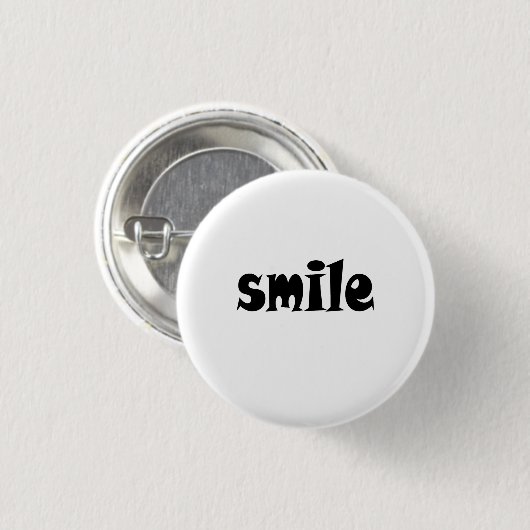 smi:e T - Shirt Button (Vorne & Hinten)