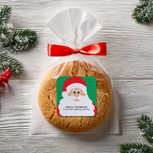 Smilam Weihnachtsfeiertag Quadratischer Aufkleber