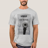 smile and waitt for flash T-Shirt (Vorderseite)