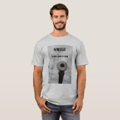 smile and waitt for flash T-Shirt (Vorne ganz)