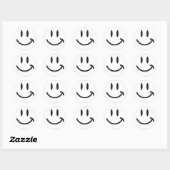 Smile Aufkleber (Blatt)