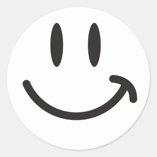 Smile Aufkleber (Vorderseite)