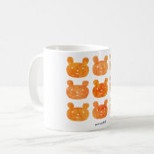smile bear orange kaffeetasse (Vorderseite Links)