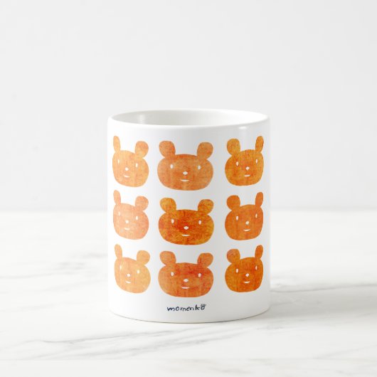 smile bear orange kaffeetasse (Mittel)