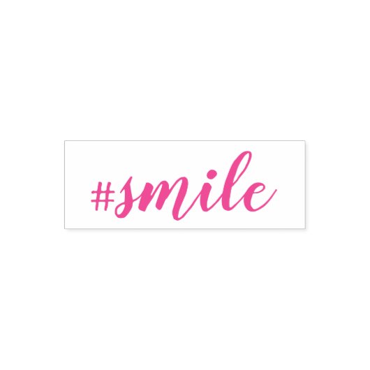 #Smile-Briefmarke Permastempel (Design)