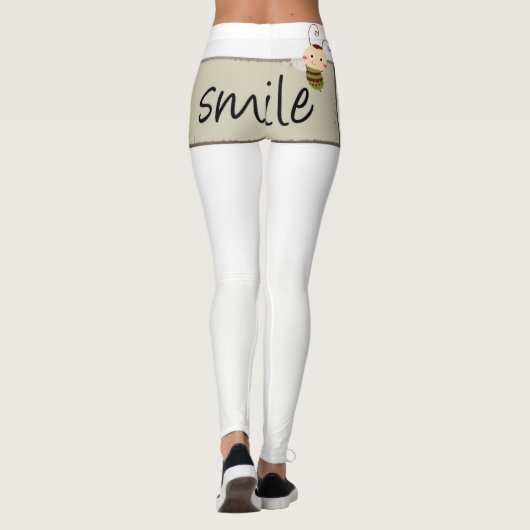 Smile Bumblebee Leggings (Rückseite)