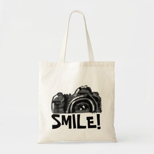 Smile Can Camera Tote Bag Tragetasche (Vorne)