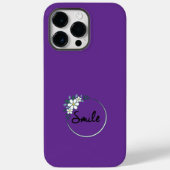 Smile Cara para celular  Case-Mate iPhone Hülle (Rückseite)