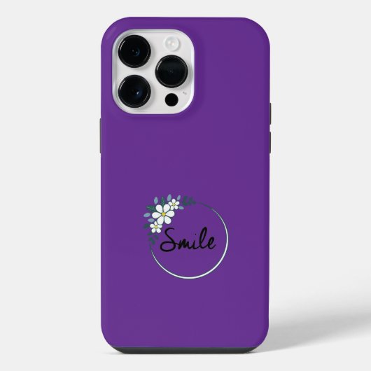Smile Cara para celular iPhone Hülle (Rückseite)