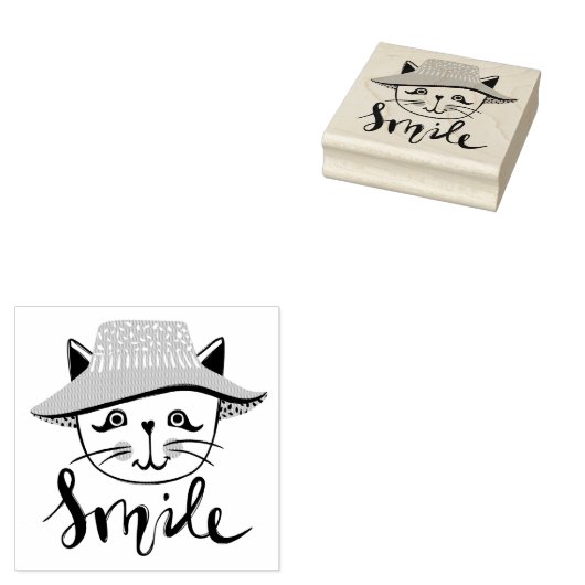 Smile Cat Gummistempel (Stempel)
