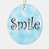 Smile-Circle-Ornament Keramikornament (Links)