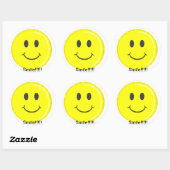 Smile Circle Sticker (Blatt)
