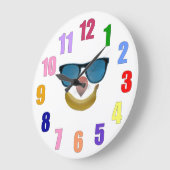 Smile Clock Große Wanduhr (Winkel)