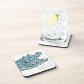 Smile Crocodile Getränkeuntersetzer (Rechte Seite)