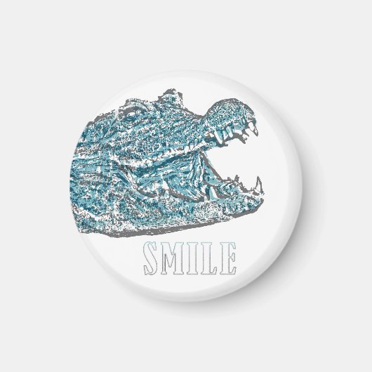 Smile Crocodile Magnet (Vorne)