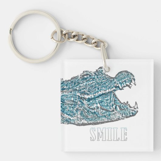 Smile Crocodile Schlüsselanhänger (Vorderseite)