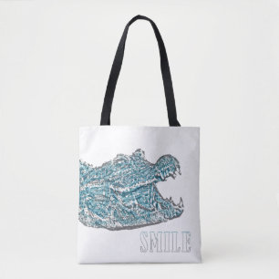 Smile Crocodile Tasche