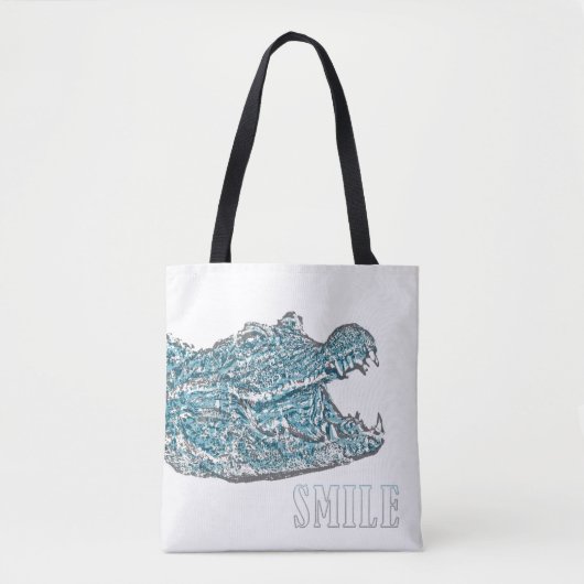 Smile Crocodile Tasche (Vorderseite)