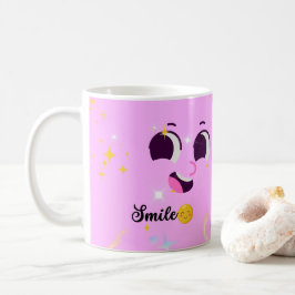 Smile Cute Kawaii & Always With Love Mug Kaffeetasse