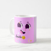Smile Cute Kawaii & Always With Love Mug Kaffeetasse (Vorderseite Links)