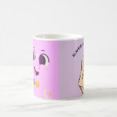 Smile Cute Kawaii & Always With Love Mug Kaffeetasse (Mittel)