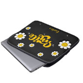 Smile Daisy Garten individuell anpassbar Laptopschutzhülle (Vorne Knopf)