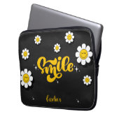 Smile Daisy Garten individuell anpassbar Laptopschutzhülle (Vorderseite Links)