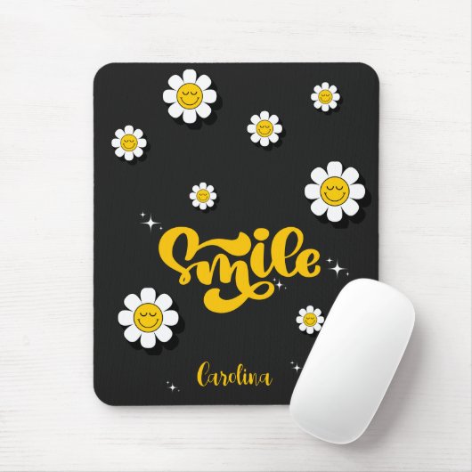 Smile Daisy Garten individuell anpassbar Mousepad (Mit Mouse)
