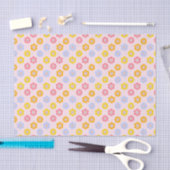 Smile Daisy Niedlich Groovy Retro Seidenpapier (Handwerk)