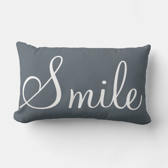 SMILE - dekoratives Kissen (Vorderseite)