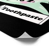 Smile Dentist Office Art Poster (Ecke)
