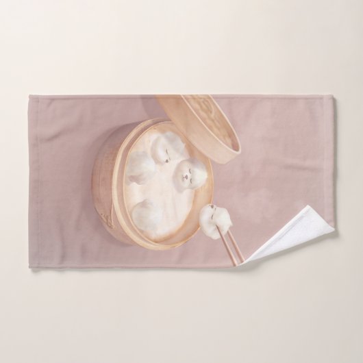 Smile Dog - Xiao Long Bao Delight Badhandtuch Set (Handtuch)