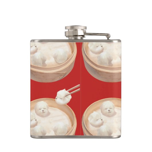 Smile Dog - Xiao Long Bao Delight Flachmann (Rückseite)