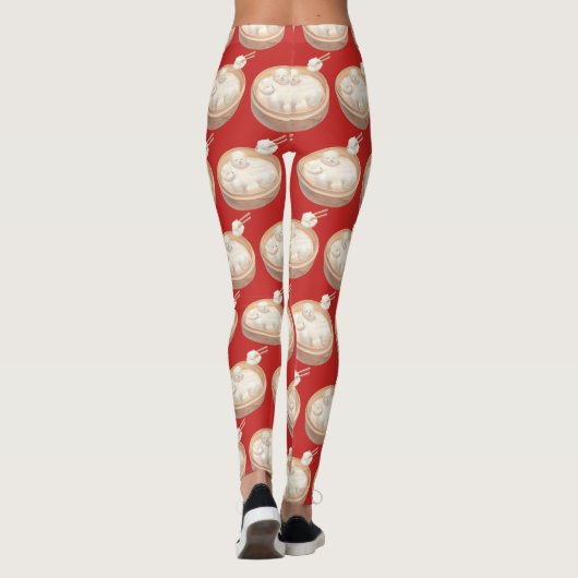 Smile Dog - Xiao Long Bao Delight Leggings (Rückseite)