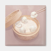 Smile Dog - Xiao Long Bao Delight Magnet (Vorne)