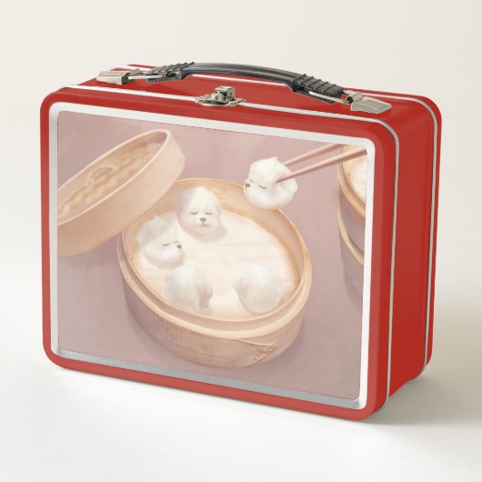 Smile Dog - Xiao Long Bao Delight Metall Brotdose (Vorderseite)