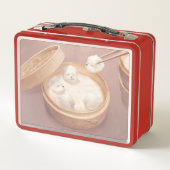 Smile Dog - Xiao Long Bao Delight Metall Brotdose (Rückseite)