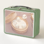 Smile Dog - Xiao Long Bao Delight Metall Brotdose (Vorderseite)