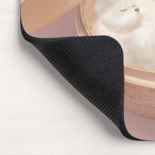 Smile Dog - Xiao Long Bao Delight Mousepad (Ecke)
