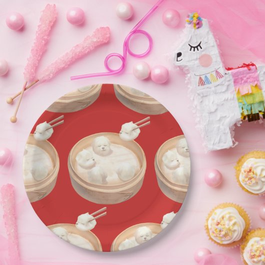 Smile Dog - Xiao Long Bao Delight Pappteller (Party)