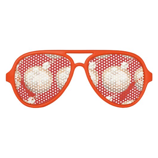 Smile Dog - Xiao Long Bao Delight Partybrille (Vorderseite)