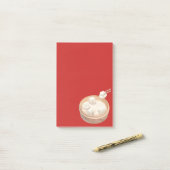 Smile Dog - Xiao Long Bao Delight Post-it Klebezettel (Auf Schreibtisch)