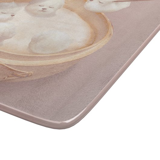 Smile Dog - Xiao Long Bao Delight Schneidebrett (Ecke)