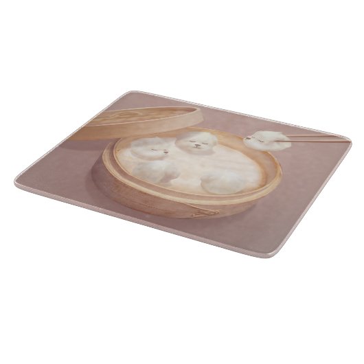 Smile Dog - Xiao Long Bao Delight Schneidebrett (Ecke)