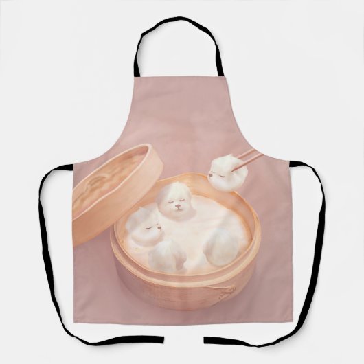 Smile Dog - Xiao Long Bao Delight Schürze (Vorderseite)