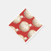 Smile Dog - Xiao Long Bao Delight Serviette (Ecke)