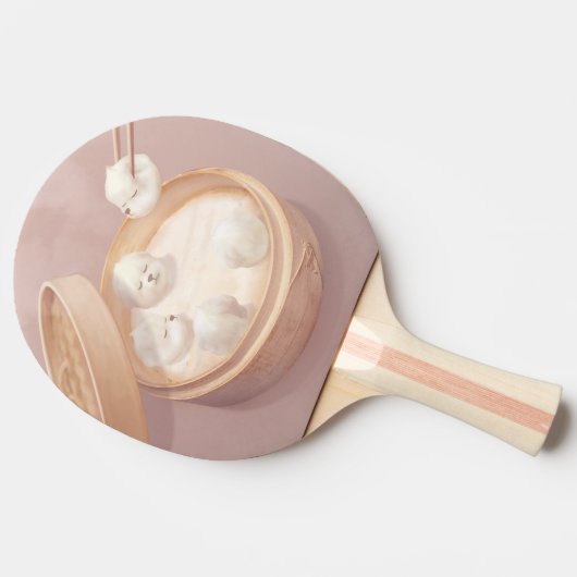 Smile Dog - Xiao Long Bao Delight Tischtennis Schläger (Seitenansicht)