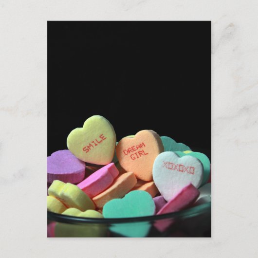 Smile Dream Girl XO Postkarte (Vorderseite)