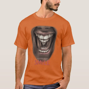 Smile Droste Spiegel Effekt Horrorfilm Poster gif T-Shirt