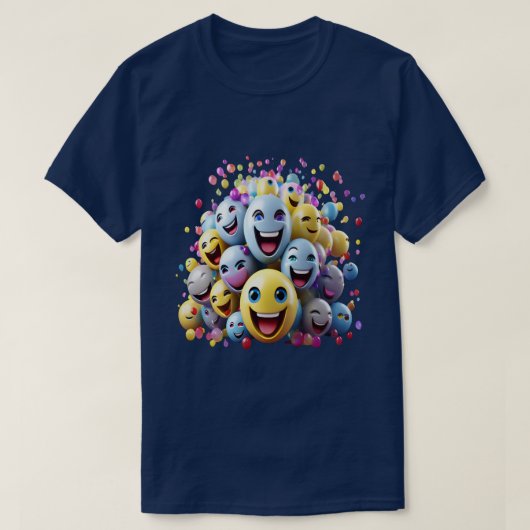 Smile Emojes T-Shirt (Design vorne)